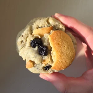 Blueberry & Vanilla Wafer Pea Flower Tea Cookies